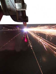 Welding picture with sparks